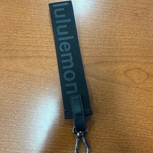 Lululemon Black Keychain